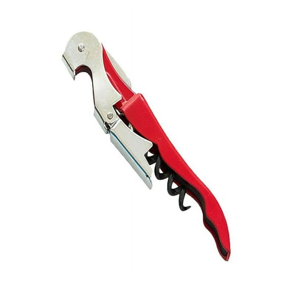 Professional Corkscrew Wine Opener, Manual Wine Key and Cap Bottle Opener for Bartenders, Waiters and Sommeliers