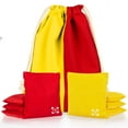 thumbnail image 1 of Play Platoon Professional Cornhole Bags - Set of 8 Regulation All Weather Two Sided Bean Bags for Pro Corn Hole Game - 4 Red & 4 Yellow, 1 of 1