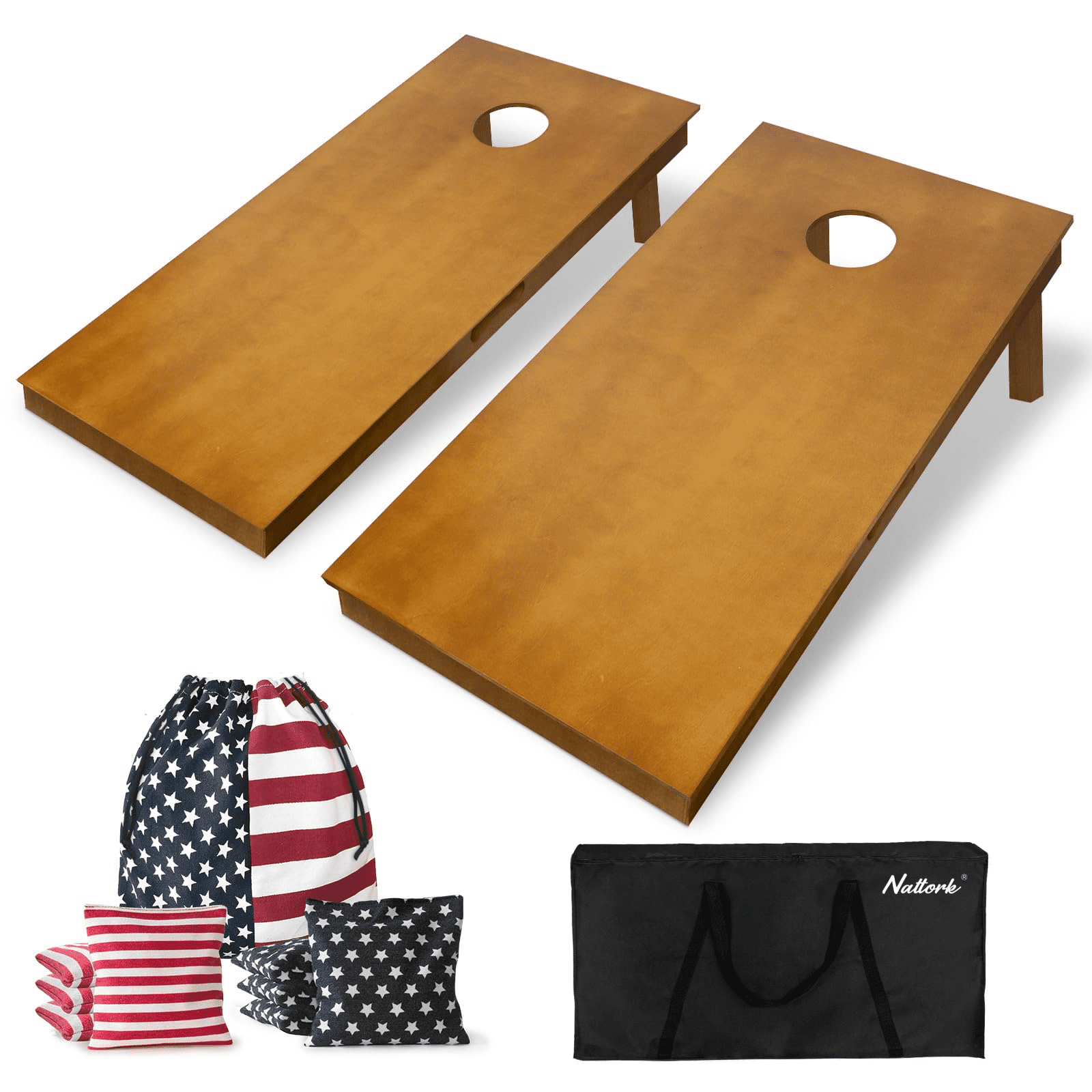 Professional Cornhole Board Set 4x2 Regulation Size Cornhole Set