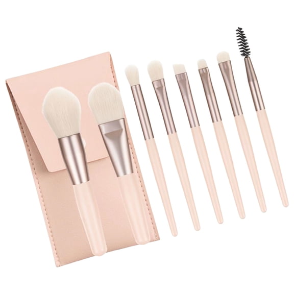 Professional Cosmetic Tools Makeup Brush Set Of 8pcs Precise Application For Creating Party Or Stage Looks
