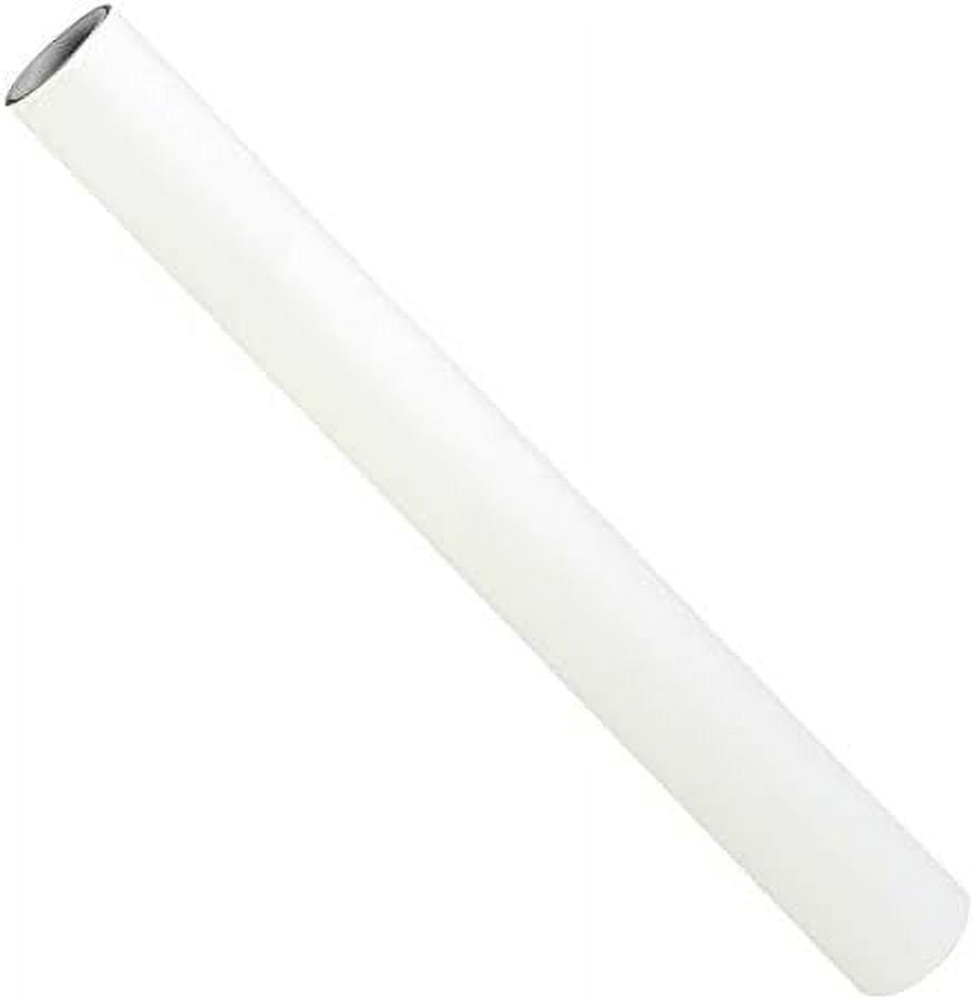 Professional Cotton Rag Paper Vellum 24 Inch by 5 Yard Roll, White