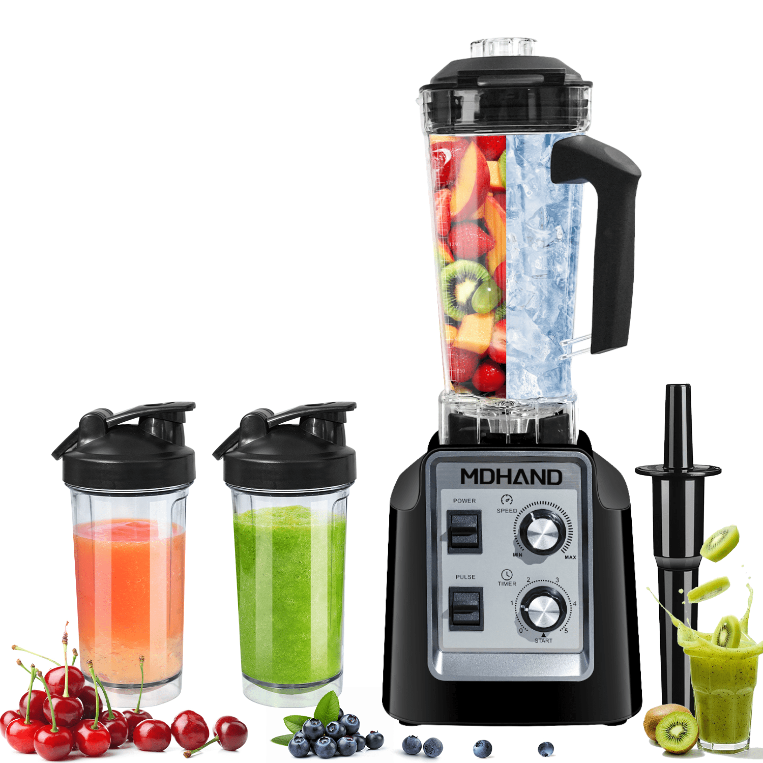 Professional Countertop Blender,Kepeak 2200W High Speed Smoothie