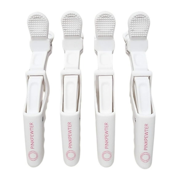 Professional Crocodile Grip No-Slip Sectioning Clips - 4pc