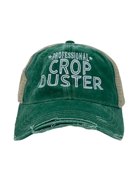 Professional Crop Duster Hat Funny Farting Novelty Trucker Cap