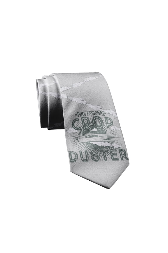 Professional Crop Duster Necktie Funny Neckties for Men Farting Tie Mens Novelty Ties Fart Dad Tie