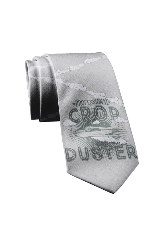 Professional Crop Duster Necktie Funny Neckties for Men Farting Tie Mens Novelty Ties Fart Dad Tie