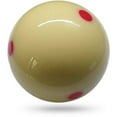 thumbnail image 1 of Professional Cup cue ball Standard billiard size Training billiard ball with 6 red dots replacement balls, 1 of 5