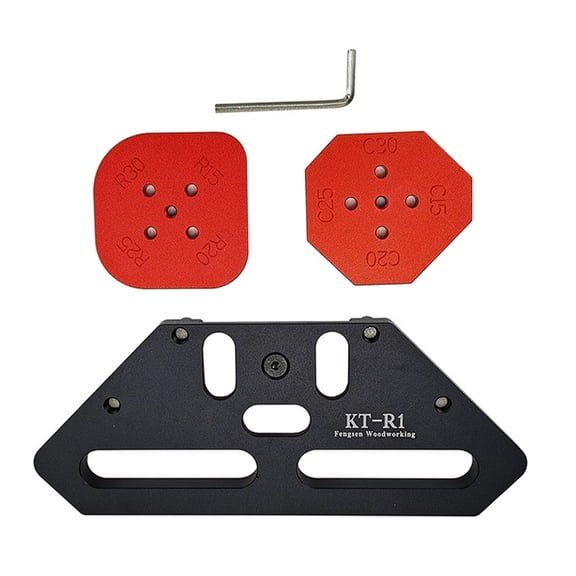 Professional Curves Template Durability Aluminum Construction Arcs Positioning Template Ergonomic Grip For Clean Edges