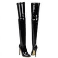 thumbnail image 1 of Professional Customized Women'S Stretch High-Heeled Over-The-Knee Boots, Stiletto Thigh Boots Szie 8, 1 of 7