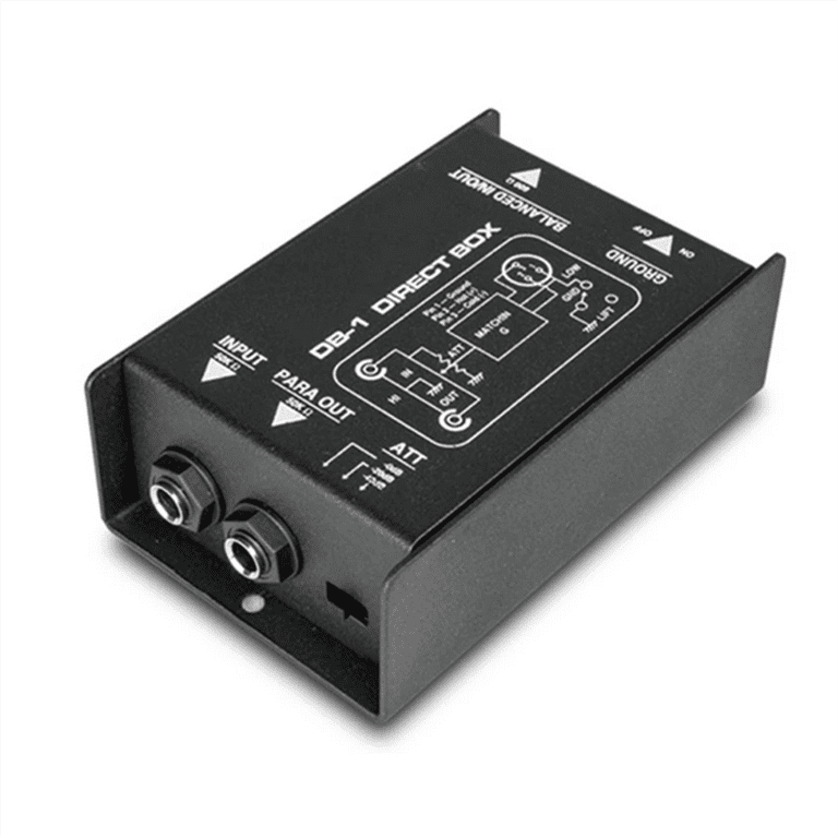 Professional DIRECT BOX Single Channel Passive DI-Box Direct