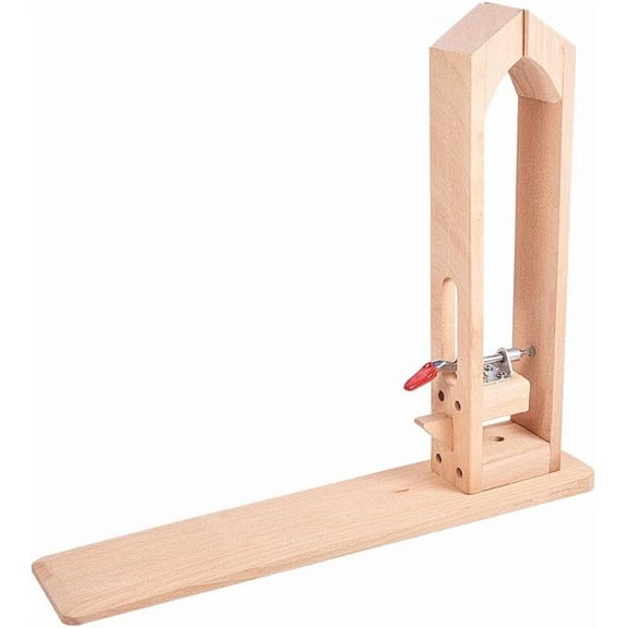 Professional DIY Wood Leathercraft Table Desktop Leather Lacing Stitching Sewing Pony Horse Clamp Tool for Leathercraft Sewing