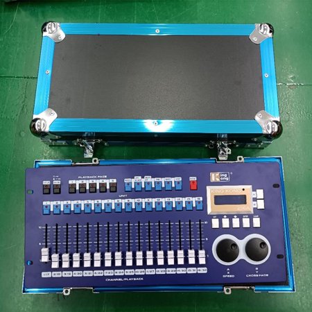 Professional DJ Console Kingkong 256A DMX Controller with Flight Case DJ Equipment for Mini Party Wedding Lighting Control