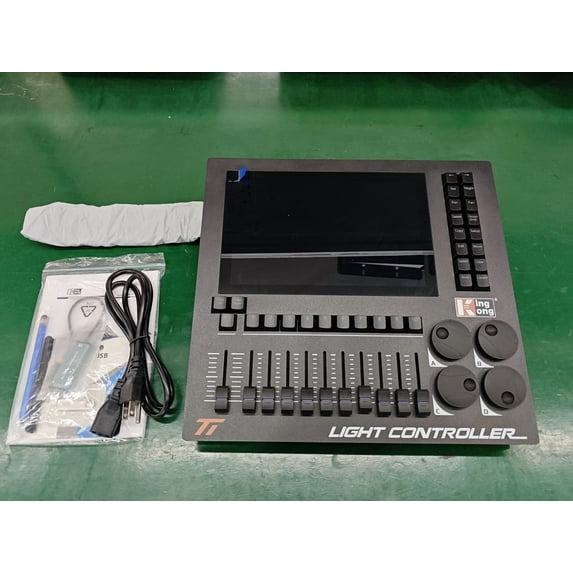 Professional DMX Controller Kingong T1 Touch-Screen Timer DJ Console for Club Disco Lighting