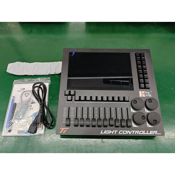 Professional DMX Controller Kingong T1 Touch-Screen Timer DJ Console for Club Disco Lighting