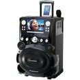 thumbnail image 1 of Professional DVD, CD Plus G & MP3 Plus G Bluetooth Karaoke System with TFT Color Screen & Tote Wheels - Black - 7 in., 1 of 1