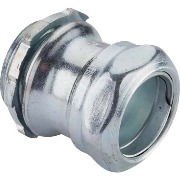 Halex 1 In. EMT Steel Compression Connector 62310