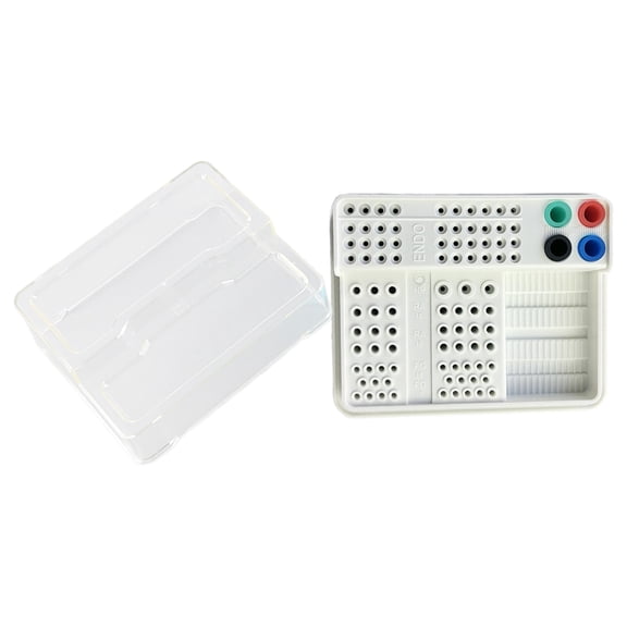 Professional Dentals Tool Box Feature Clear Cover Autoclavable 135℃ High Temperature Resistant for Medication Instruments