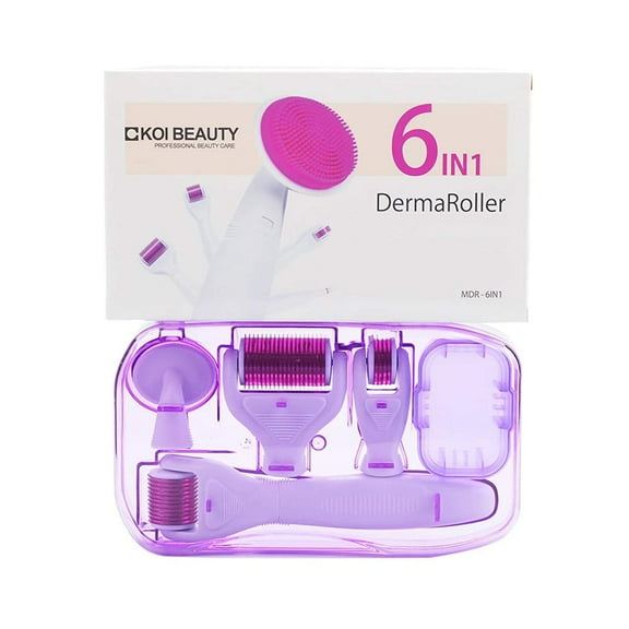 Professional Derma Roller Kit Large Body Microneedling Roller Set Microneedle Instrument For Face Body - Wide Needles Roller Head
