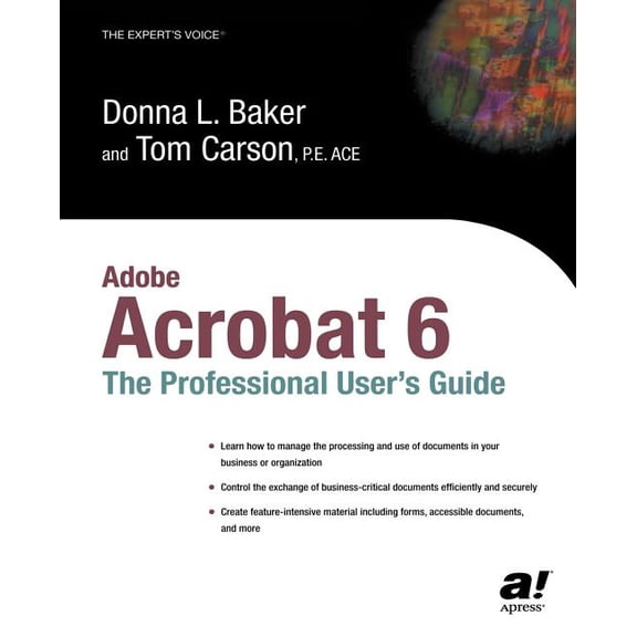 Professional Design Adobe Acrobat 6: The Professional User's Guide, (Paperback)