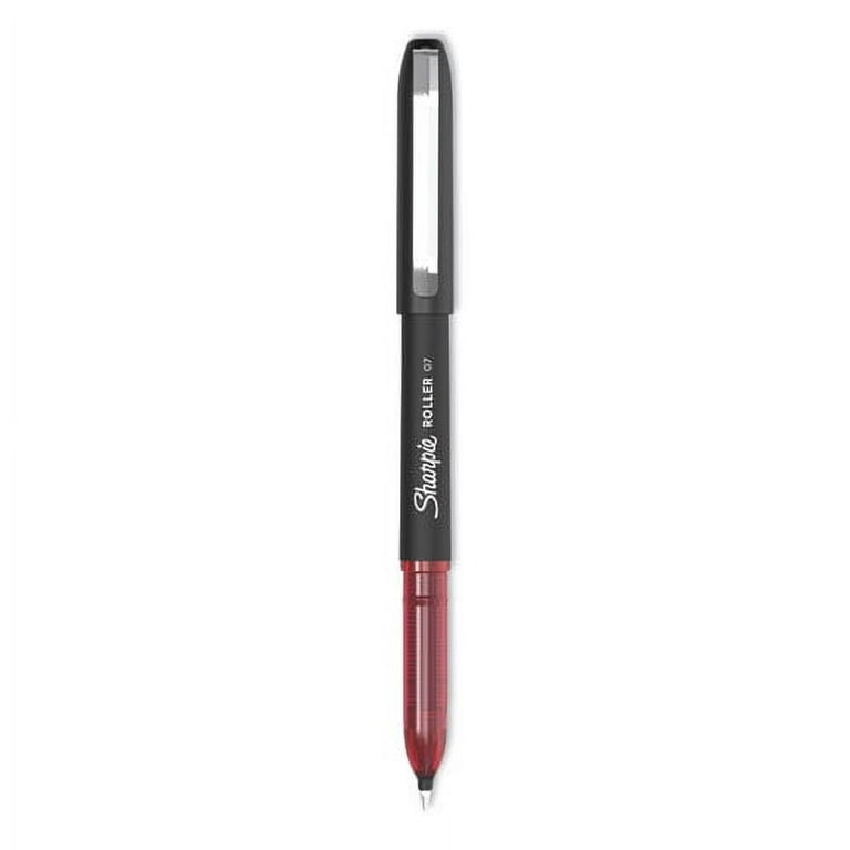 Professional Design Roller Ball Pen, Stick, Medium 0.7 mm, Red Ink, Black/Red Barrel, Dozen Professional Design Roller Ball Pen, Stick, Medium 0.7 mm, Red Ink, Black/Red Barrel, Dozen