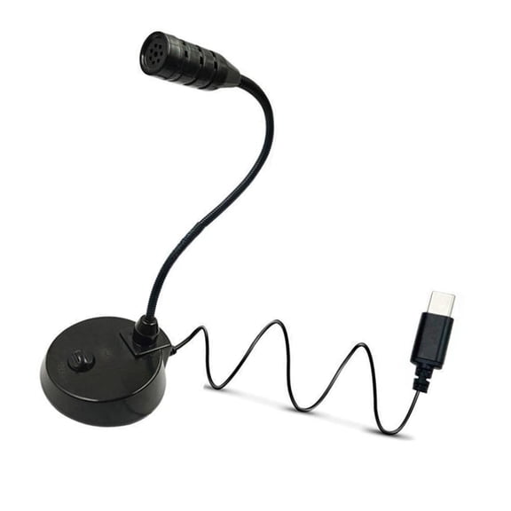 Professional Desktop Conference Microphone Mechanical Mute Button Digital/Analog Inputs Intelligent Noise reductions