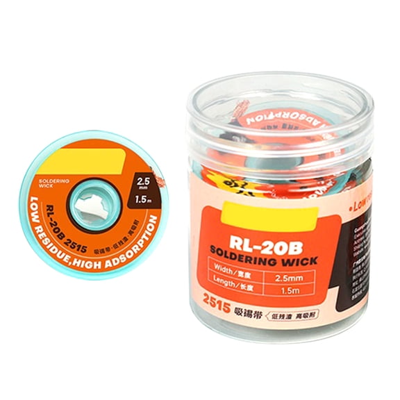 Professional Desoldering Braid with Not Oxidation Solder Wicks Desoldering Tape Repair Tool for Circuit Board Cleaning