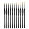 thumbnail image 1 of Professional Detail Paint Brushes Set, Miniature Fine Lines Paintbrushes 11 Brushes Set Black, 1 of 7
