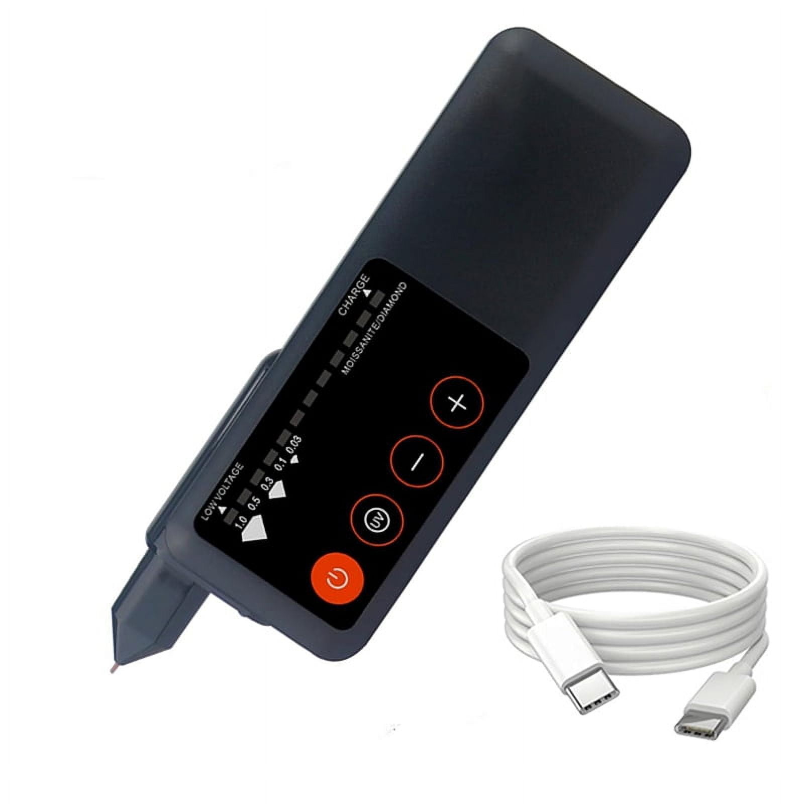 Professional Diamond Tester, Rechargeable, Electronic Diamond Gem Tester and Tester-Suitable for Novice Diamond Selector