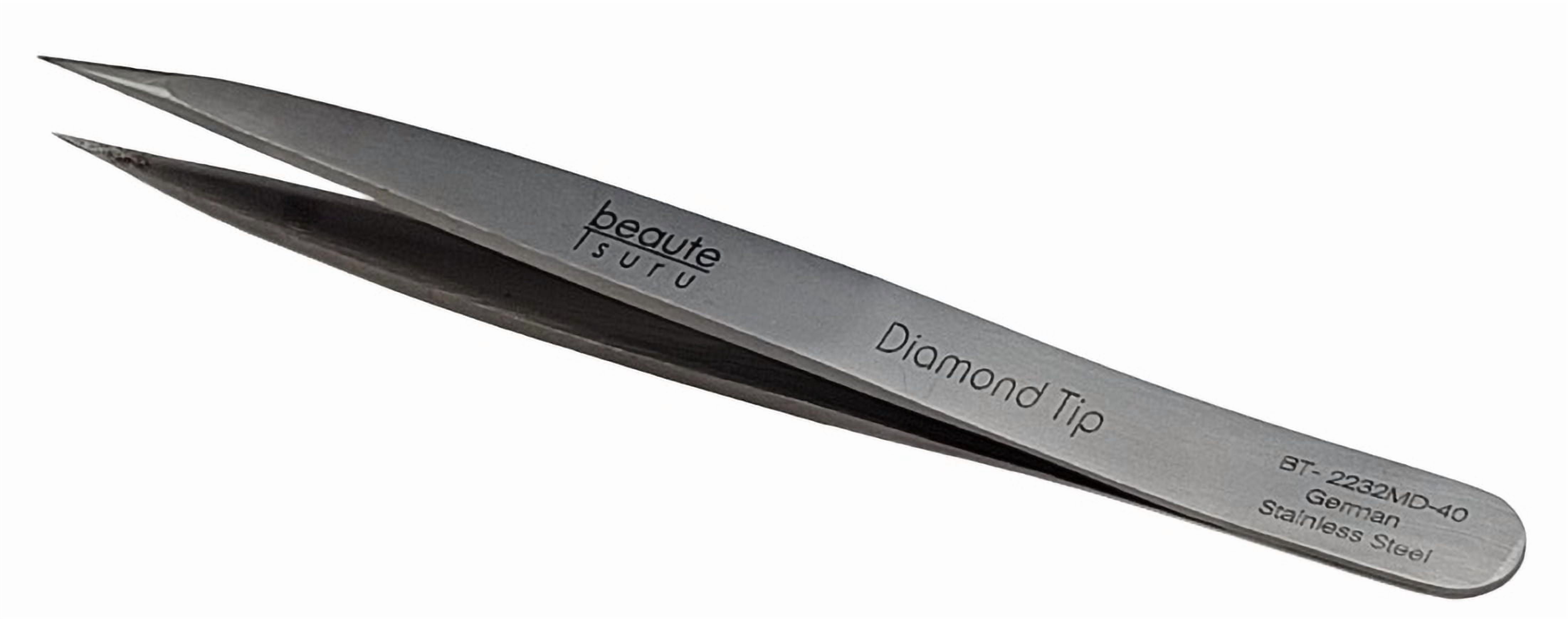 Professional Diamond Tip Eyebrow Tweezers