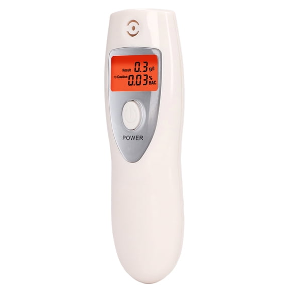 Professional Digital Breathalyzer Alcohol Tester Accurate LCD Display Breath Alcohol Test Gauge with Lanyard Auto Off Function 5.9x3.1 Inches / 15x8 cm