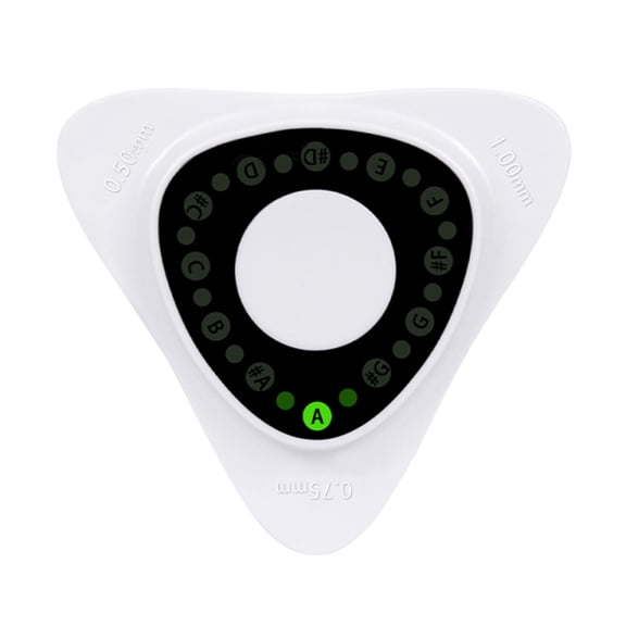Professional Digital Clip-On Tuner for Acoustic Guitar, Ukulele, and Chromatic Instruments, LED Display ABS Portable Tuner