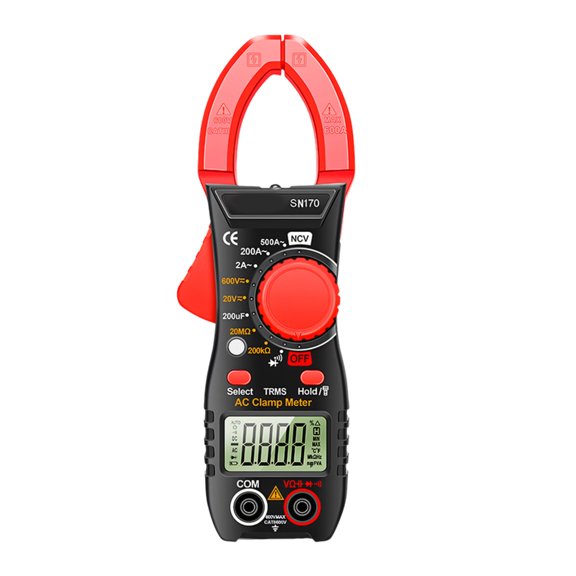 Professional Digital Electrical Multimeter For Voltage Current Resistance Capacitance Testing Multifunction Clamp Meter
