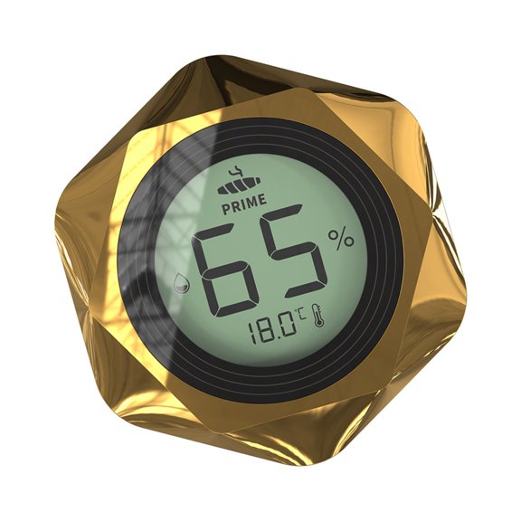 Professional Digital Humidors Box Electronic Temperature Humidity Monitor Design With Double Display And Quick Response