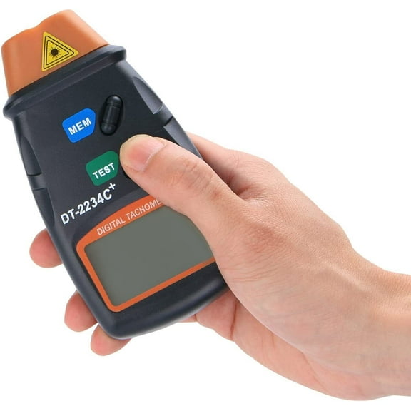 Professional Digital Laser Photo Tachometer Non Contact RPM Tach