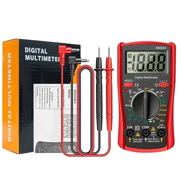 Professional Digital Multimeter 1999 Auto AC/DC Votage Tester Ohm Current Ammeter Test Probe Professional Detector Tool ,Battery Test