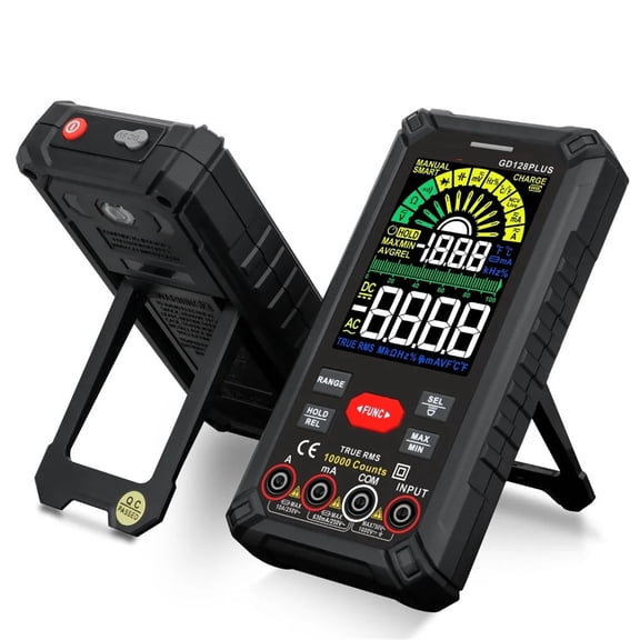 Professional Digital Multimeter True RMS Capacitance Tester Rechargeable Battery Ohm Hz AC DC 1000V 10A Multitester Meter ,Versatile Measurement