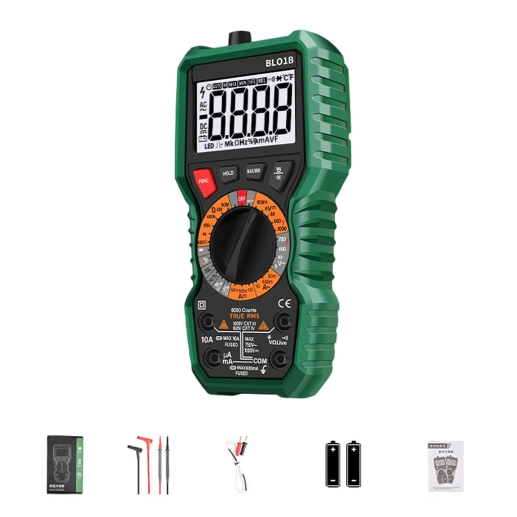 Professional Digital Multimeter with Anti Burn Protections, High Precisions