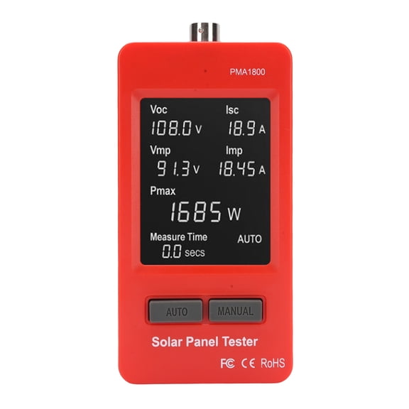 Professional Digital Photovoltaic Solar Panel Multimeter MPPT Power Tester (5.83 x 2.95 x 0.83 inches / 14.8 x 7.5 x 2.1 cm)