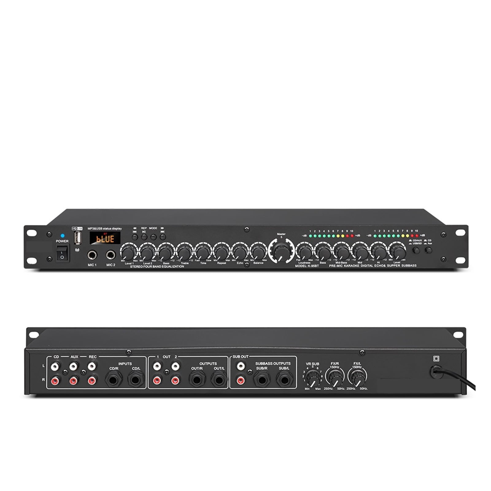 Digital Reverberation Professional Digital Reverberation Multi Effect DSP Processor Processor ...