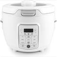thumbnail image 1 of Professional Digital Rice Cooker, 10-Cup (Uncooked) / 20-Cup (Cooked), Slow Cooker, Multicooker, Steamer, Oatmeal Cooker, Auto Keep Warm, Sauté-then-Simmer®, 4 Qt, White, ARC-1230W, 1 of 6