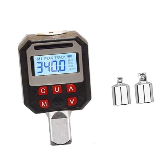 Professional Digital Torque Gauge Automotive Mechanical Use 5 Ranges 2 Adapters