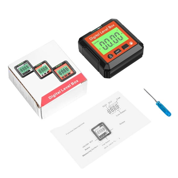 Professional Digital angles Find with High Visibility Display Digital Inclinometer ABS for Accurate Measurements