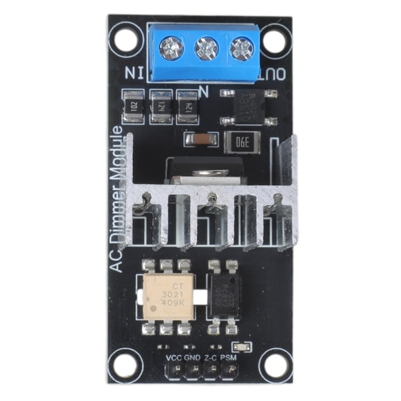 Professional Dimmer Module Supports 8A Current 1Channel 3.3V/5V Logics 50/60hz for Home and Commercial Lighting