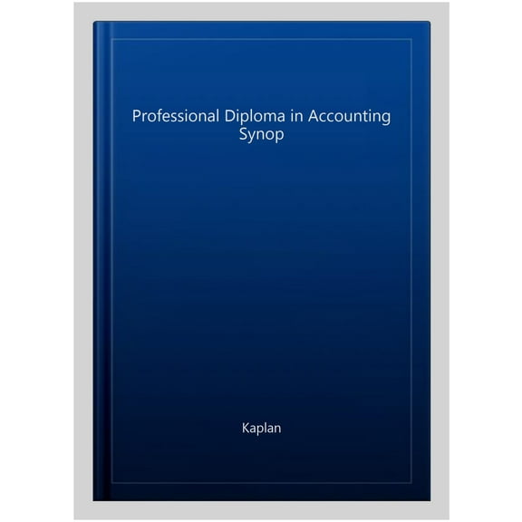 Professional Diploma in Accounting Synop
