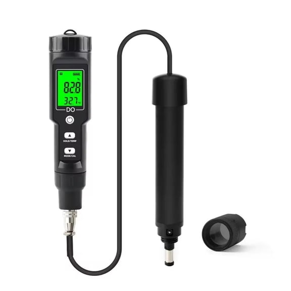 Professional Dissolved Oxygen Meter Digital DO Test Water Quality Analyzer For Seawater Freshwater Fish Tank Aquaculture ,Easy to Operate