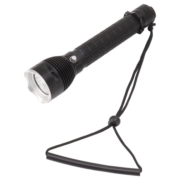 Professional Dive Light 3200 Lm Under Water Flashlight for Scuba Diving Adventure and Cave Exploring, IPX8 Waterproof Aluminum Alloy LED Dive Torch (9.6 inches / 24.5 cm)