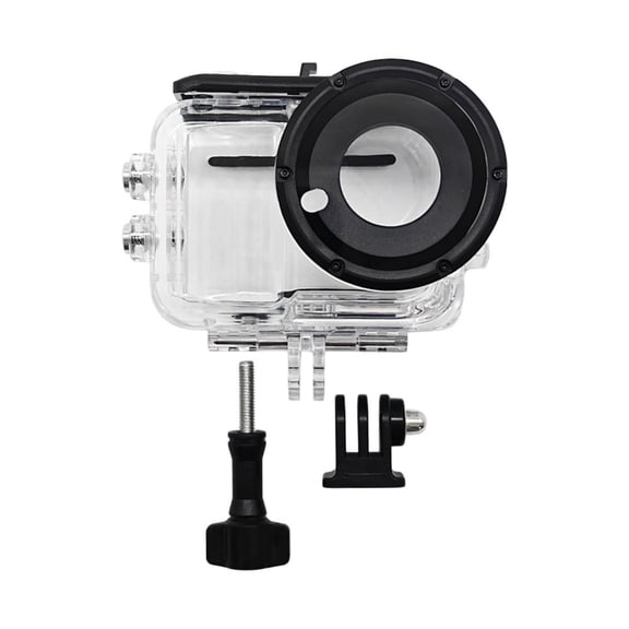 Professional Diving Shell For Action Cameras 50M Water Resistance Glass Lens