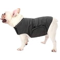 thumbnail image 1 of Professional Dog Anxiety Vest for Calming Support, Soft Wrappable Compression Shirt for Veterinary Care and Travel, Stress Relief Coat for Dogs, Deep Grey, Sizes XS-XXL, 1 of 7