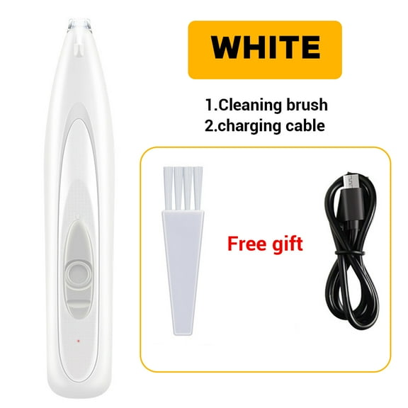 Professional Dog Grooming Clippers & LED Light LCD Display 18mm Wide Blade for Paw Trimming Low Noise Cordless Pet Hair Trimmer