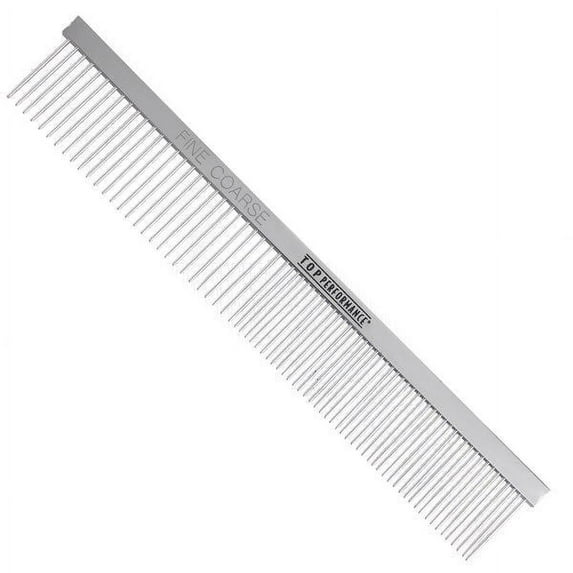 Professional Dog Grooming Greyhound Combs for Dogs Chrome Comb - Choose Size (Fine/Coarse Comb)